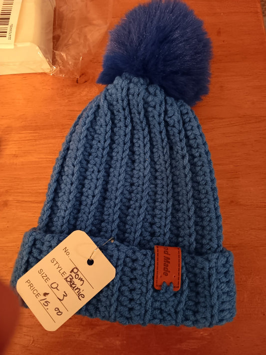 Crocheted baby beanie hats - VerHagens Craft