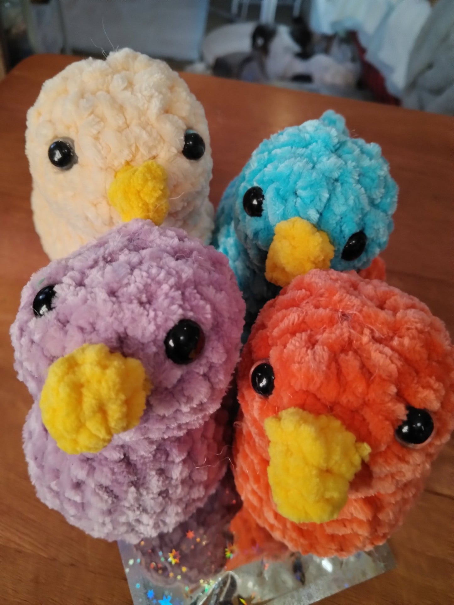 Crocheted mini rubber duckies - VerHagens Craft
