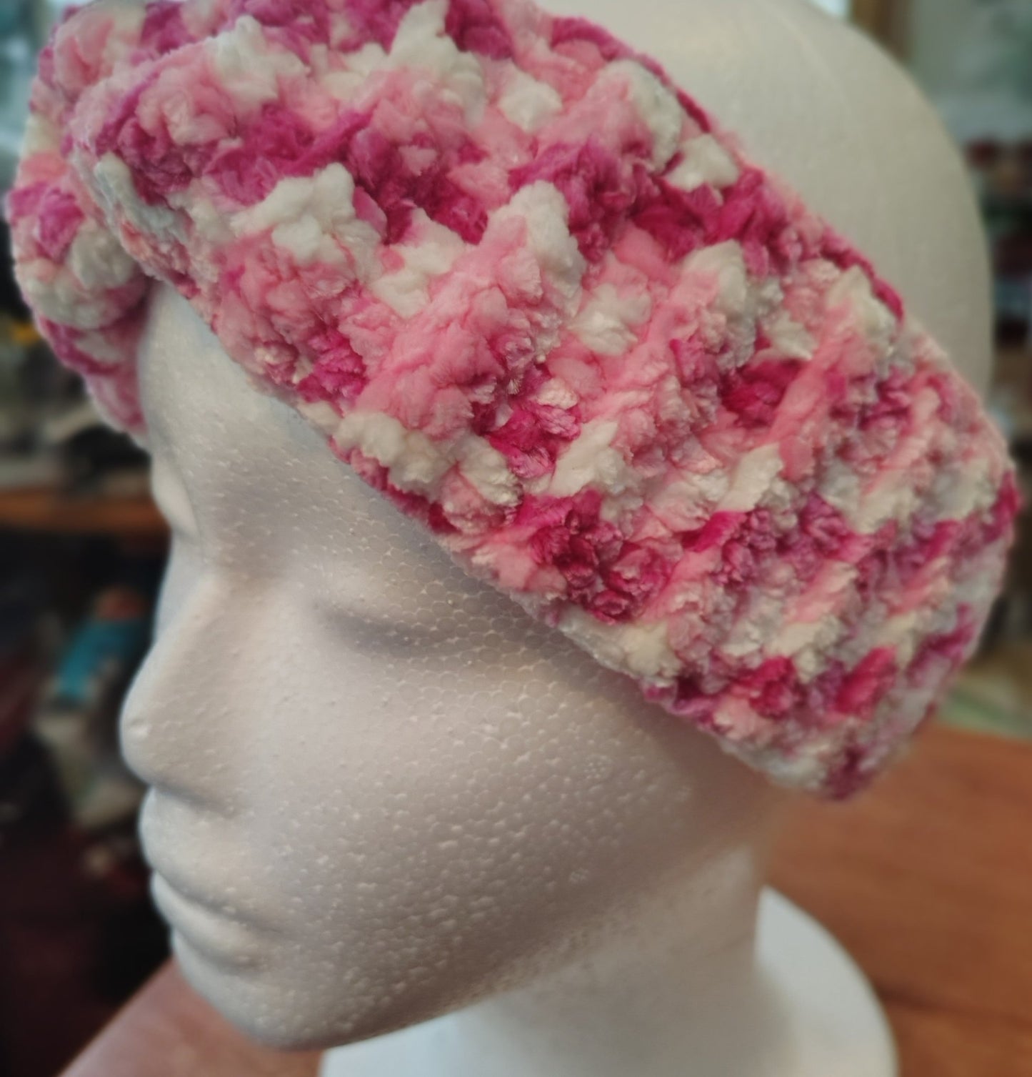Crochet velvet ear warmers - VerHagens Craft