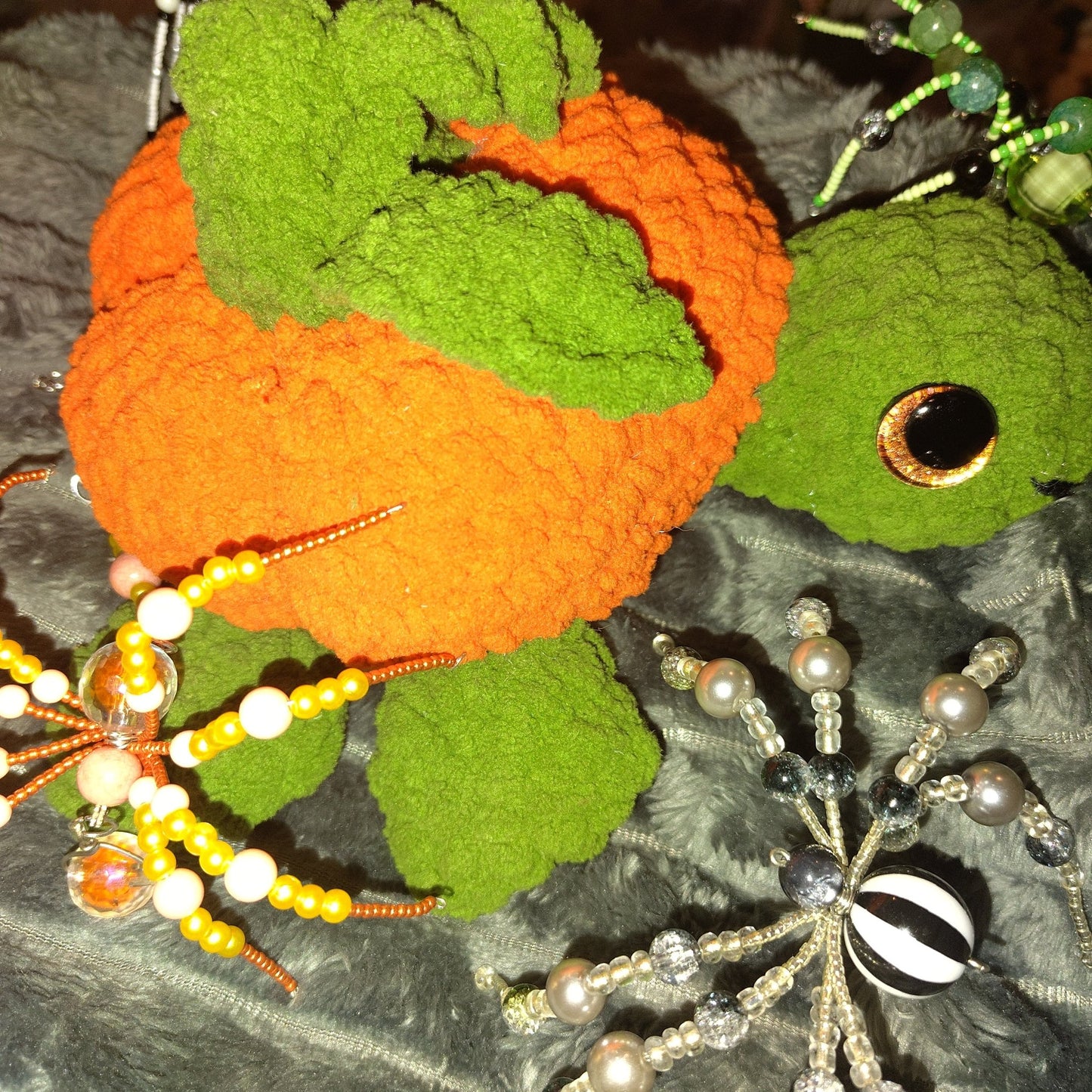 Crochet small pumpkin turtle - VerHagens Craft