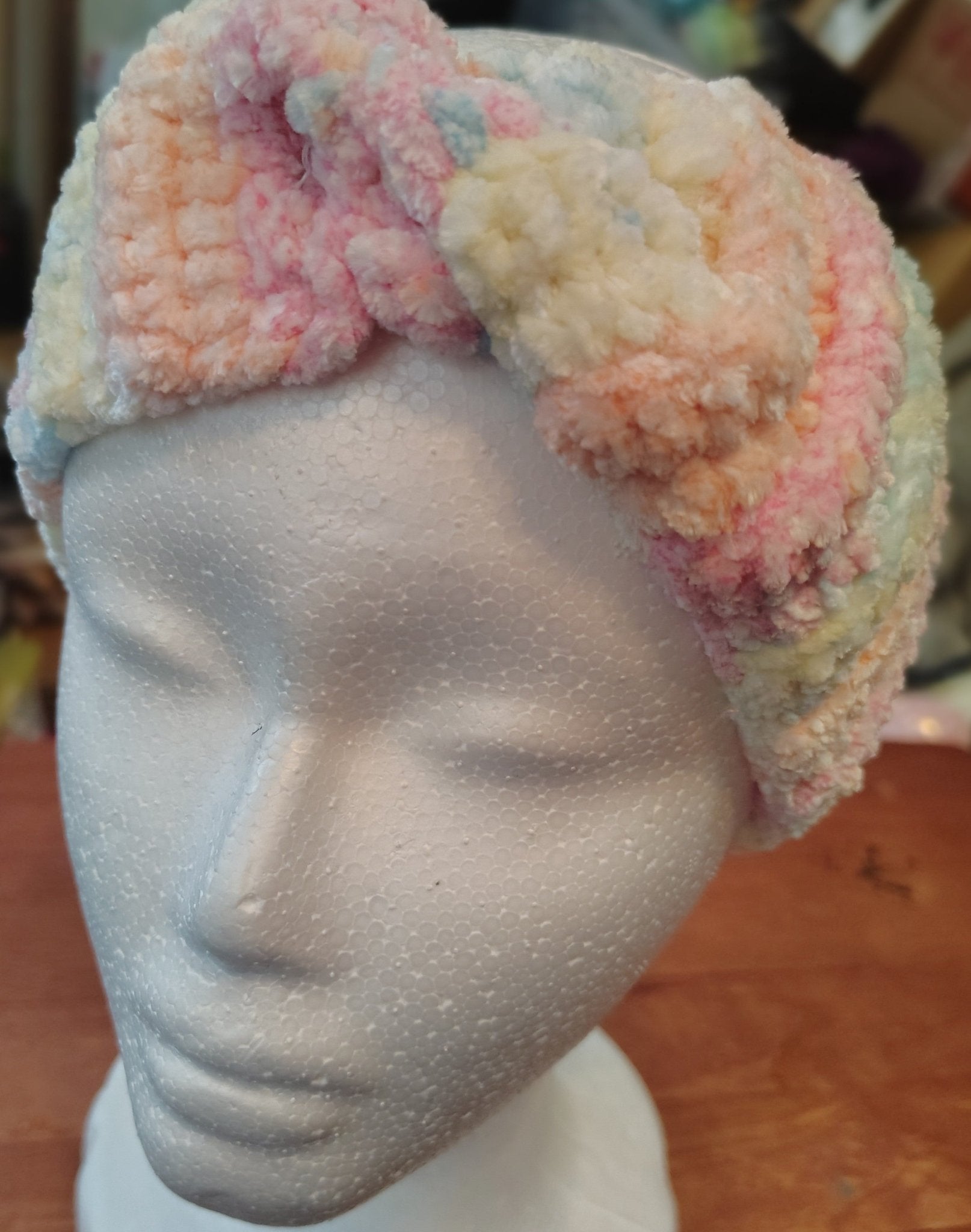 Crochet velvet ear warmers - VerHagens Craft
