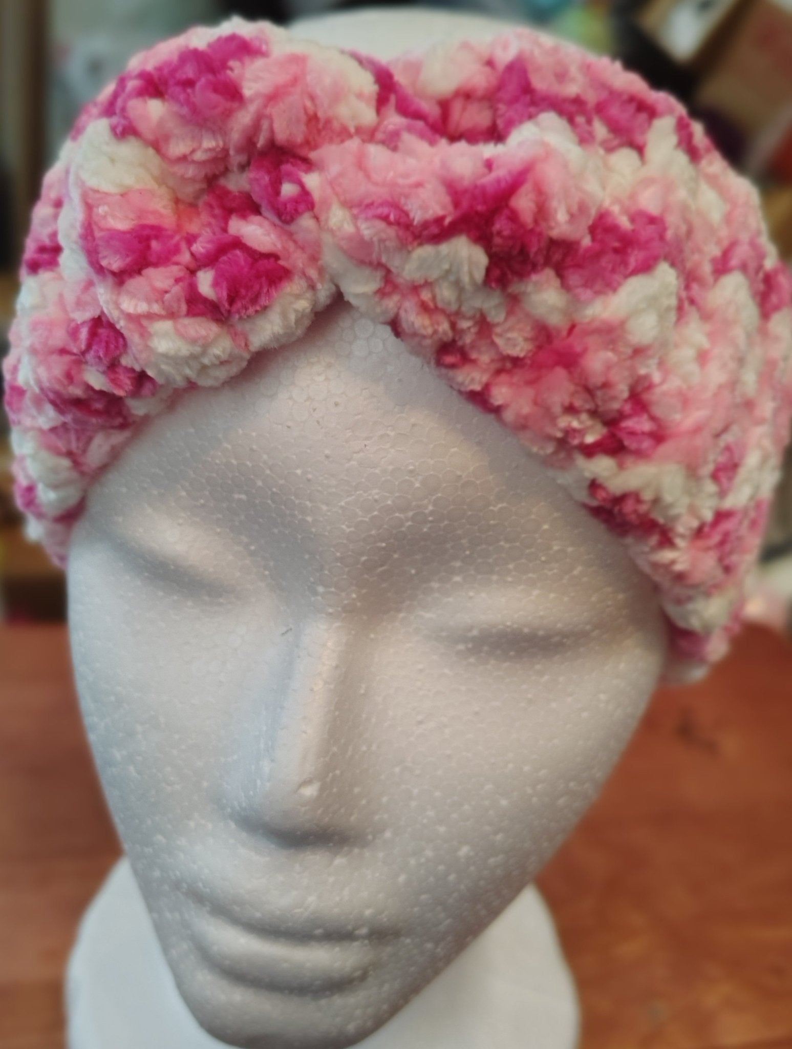 Crochet velvet ear warmers - VerHagens Craft