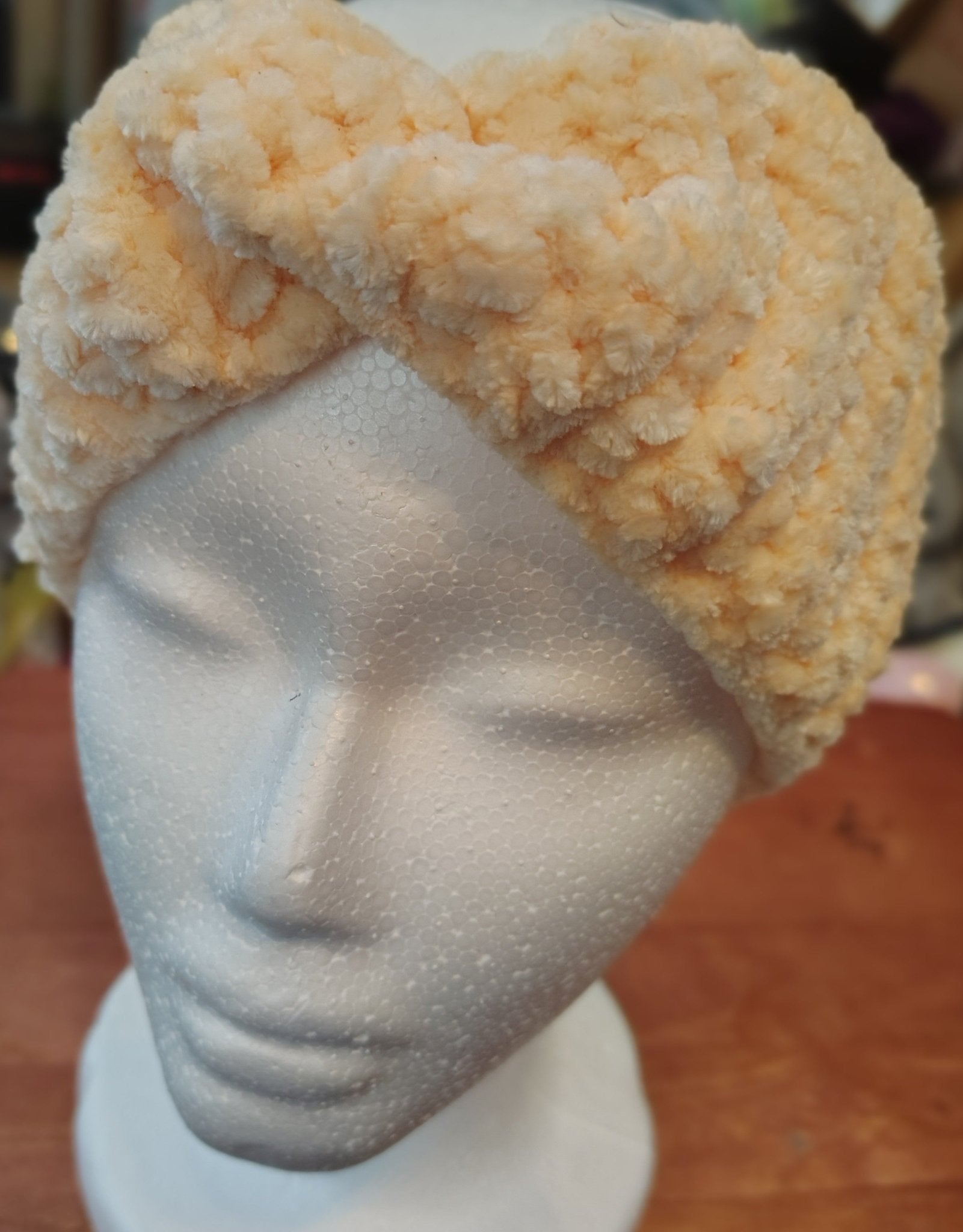 Crochet velvet ear warmers - VerHagens Craft
