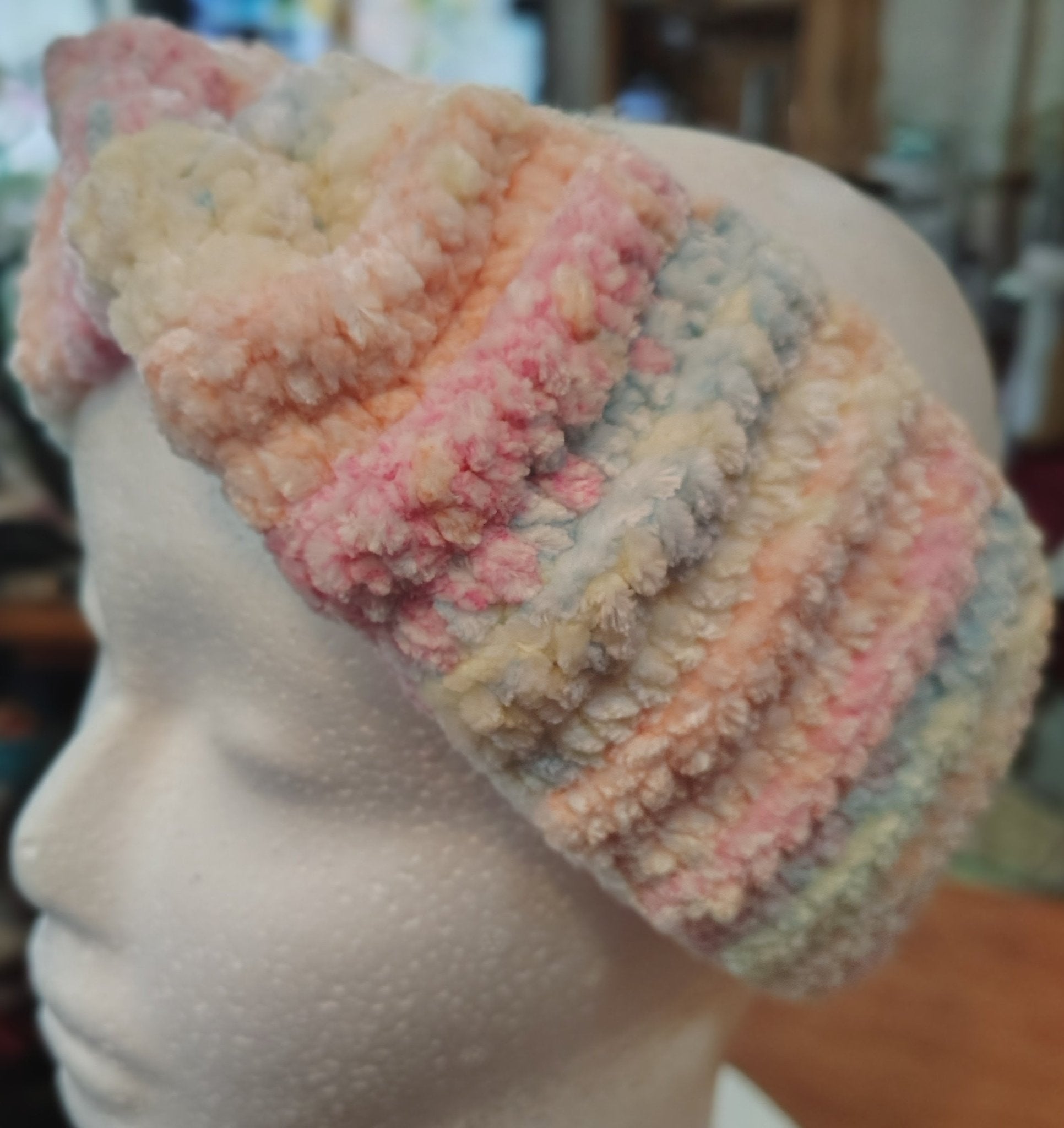 Crochet velvet ear warmers - VerHagens Craft