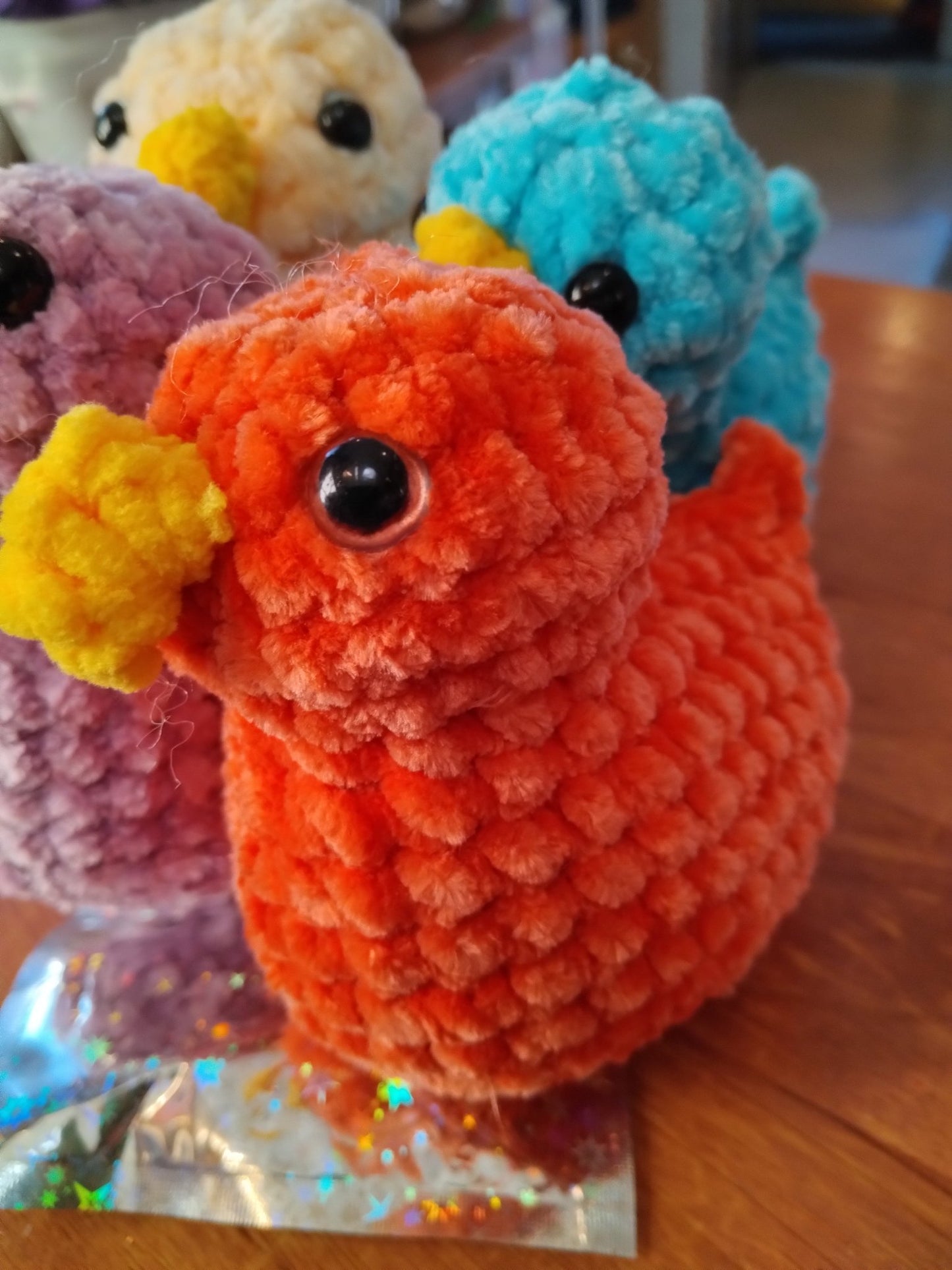 Crocheted mini rubber duckies - VerHagens Craft