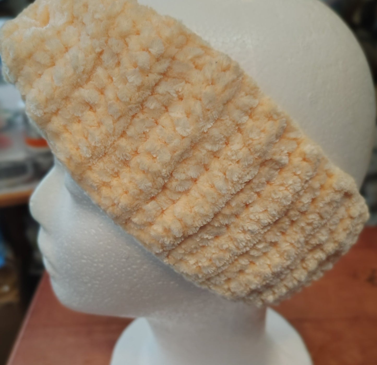 Crochet velvet ear warmers - VerHagens Craft