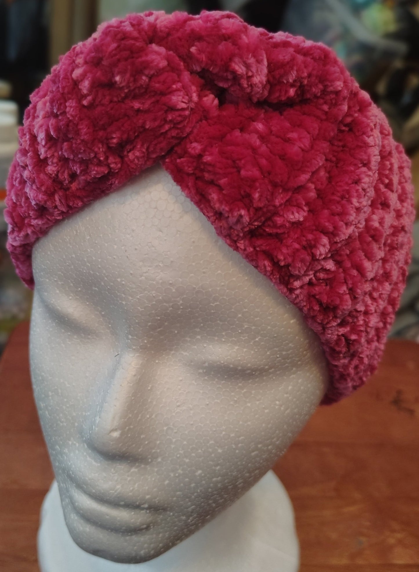 Crochet velvet ear warmers - VerHagens Craft