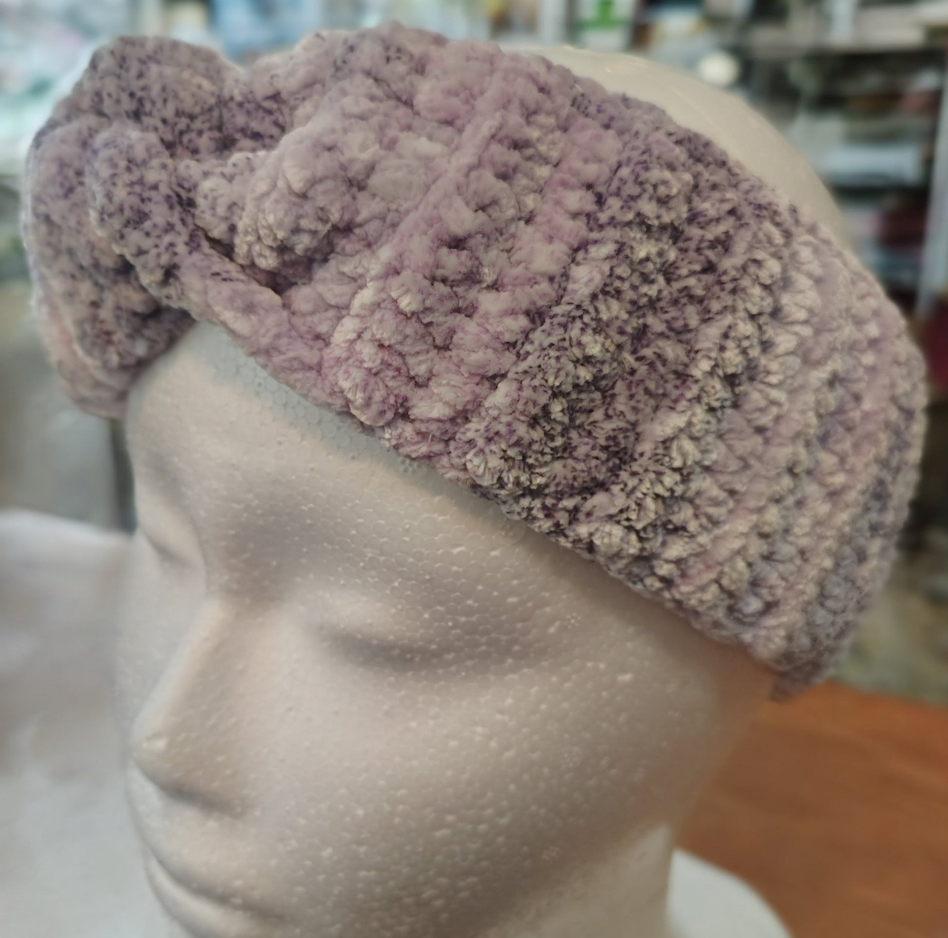 Crochet velvet ear warmers - VerHagens Craft
